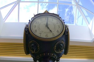 Augusta Airport clock